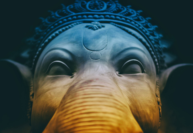 Ganesha und der Mond
