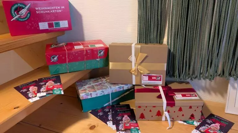 Weihnachten im Schuhkarton